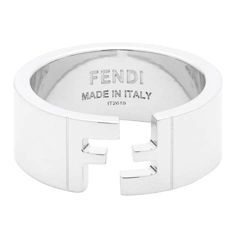 mens fendi ring silver|silver fendi rings for women.